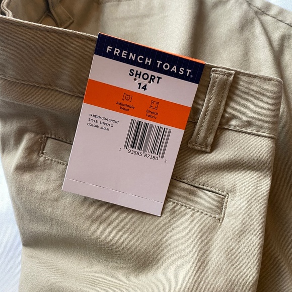 French Toast Pants - Girls’ Stretch Twill Bermuda Short